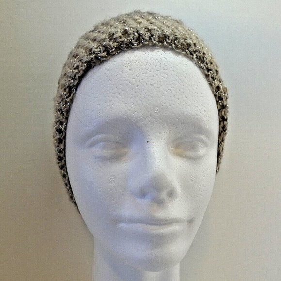 Multicolor Brown Black Cap Sparkly Designer Hat Soft Handmade Crochet Knit OS - Picture 2 of 7